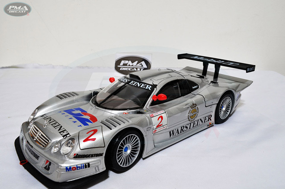 KLAUS LUDWIG, RICARDO ZONTA 1998 MERCEDES-BENZ CLK-LM 1:18